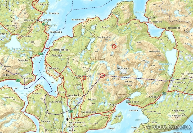 Rismålstinden 1012 moh - kugo.no